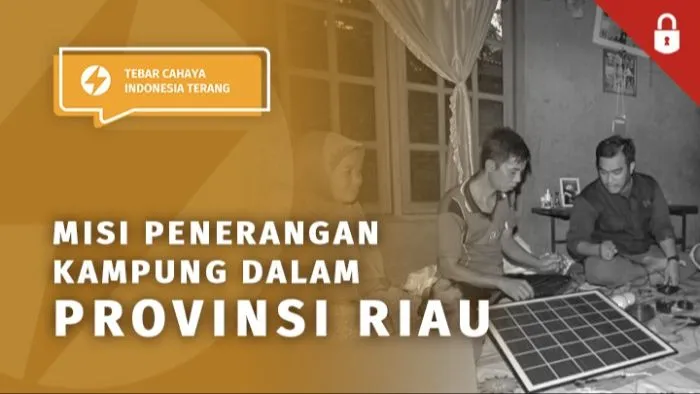 Bantu Jamaah Masjid Istiqomah dan Warga Dusun Kampung Dalam Riau Untuk Mendapat Cahaya