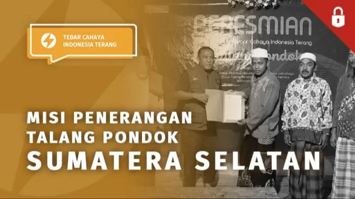 Wakaf Pembangkit Listrik Tenaga Air Untuk Warga Dusun Talang Pondok